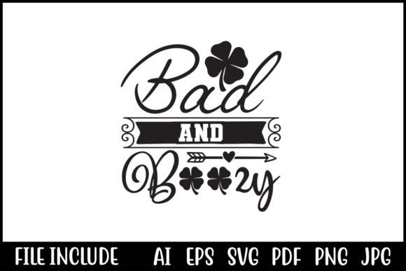 Bad and Boozy Graphics for T-Shirt Designs
