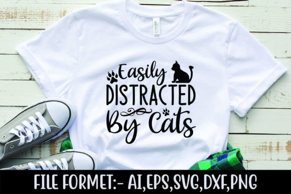 Cat Graphics for T-Shirt Designs