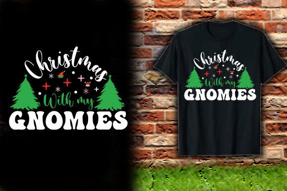 Christmas Gnomies Graphics for T-Shirt Designs