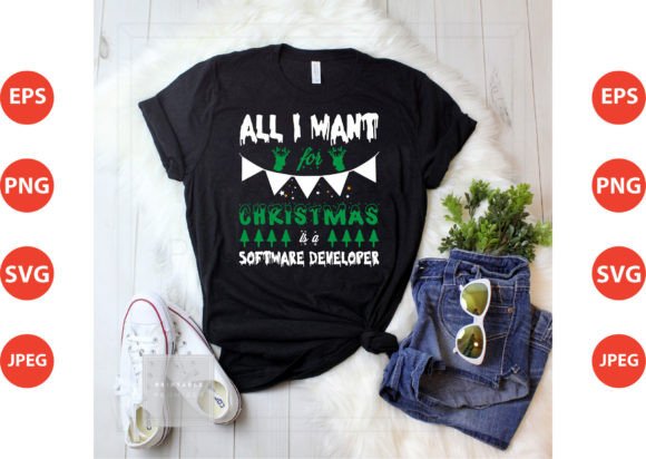 Christmas is a Software Developer Graphics for T-Shirt Designs