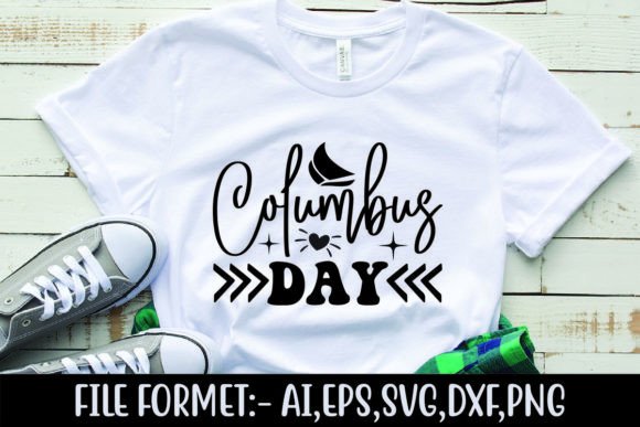 Columbus Day Graphics for T-Shirt Designs