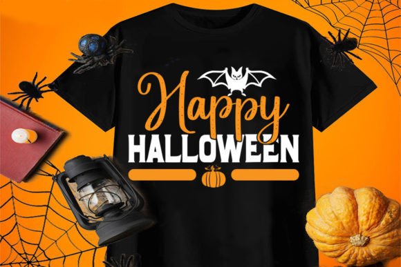 Happy Halloween SVG: Graphics for T-Shirt Designs