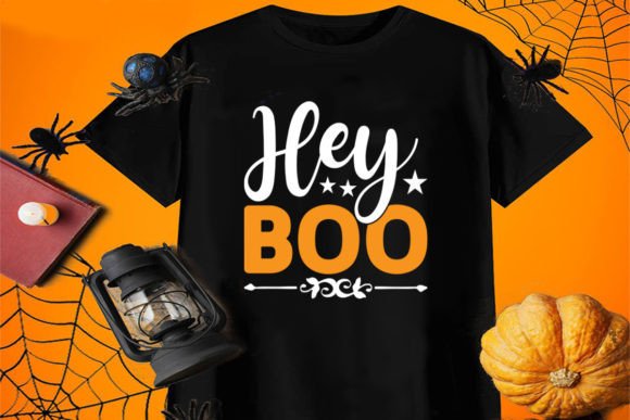 Hey Boo SVG: Graphics for T-Shirt Designs
