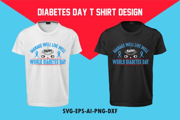 Manage Well Live Well Graphics for T-Shirt Designs