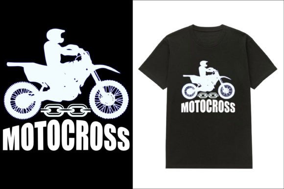 Motocross T-shirt Design 02: Bold Graphics for Modern T-Shirt Designs