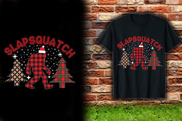 SLAPSQUATCH Graphics for T-Shirt Designs